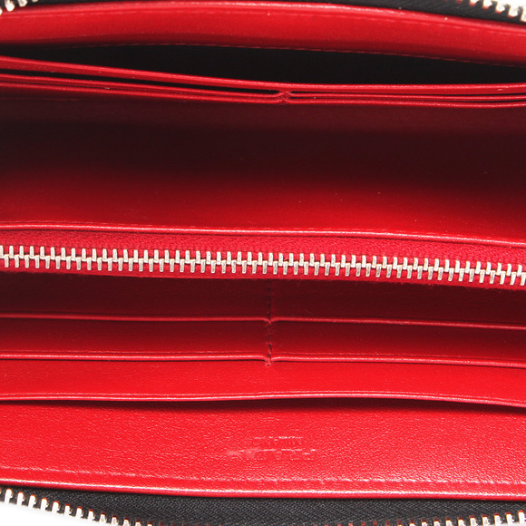 PRADA Studded Leather Zip Around Wallet - Picture 8 of 12